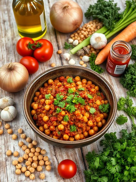 Herzhafte Kichererbsen-Bolognese: Dein Veggie-Traum!