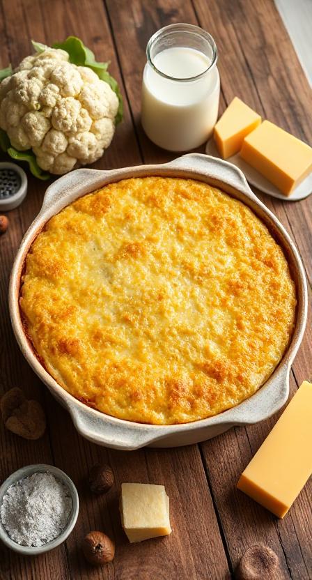 Blumenkohl Käse Auflauf