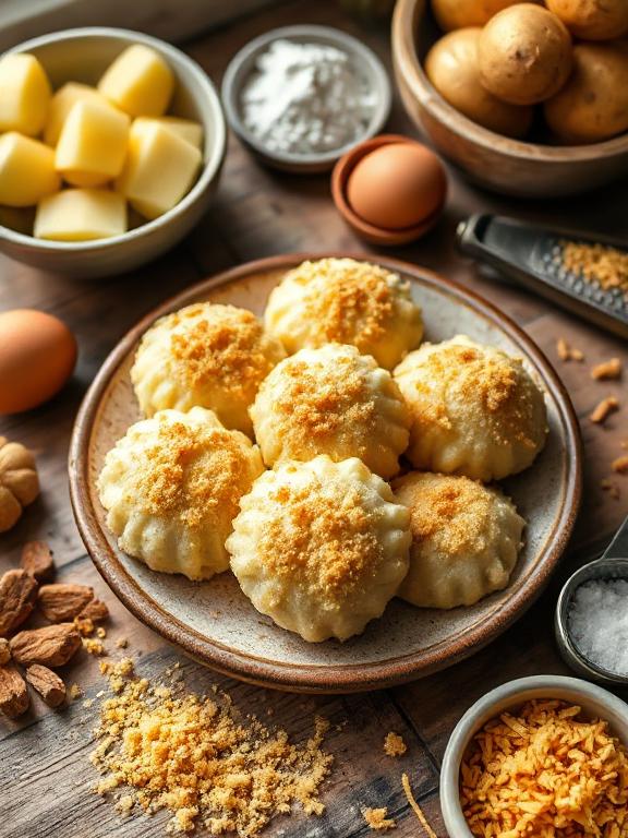 vegetarische-kartoffelkloesse-rezept-serviert